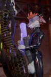 2025 2:3 3d_(artwork) accessory admiring_penis animal_genitalia animal_penis anthro athletic balls big_balls big_penis black_balls black_body black_horn black_penis bodysuit boots bovid capcom caprine cheek_piercing clothing cock_ring damien_(snakehead404) digital_media_(artwork) duo ear_piercing equine_genitalia equine_penis erection eyebrow_piercing facial_piercing flared_penis flying_wyvern footwear fur genitals glowing glowing_genitalia glowing_penis goat grin hair half-closed_eyes hand_on_penis hi_res horn huge_balls huge_penis industrial inside jewelry latex latex_clothing latex_skinsuit looking_at_genitalia looking_at_penis male male/male mammal medial_ring monster_hunter nargacuga narrowed_eyes nose_piercing nose_ring orange_hair penile penis penis_accessory penis_jewelry penises_touching piercing presenting presenting_penis purple_body purple_fur purple_penis red_boots red_clothing red_footwear ring_piercing shoes side_view size_difference skinsuit smile snekkuu standing three-quarter_view tight_clothing vein veiny_penis white_balls white_body white_fur
