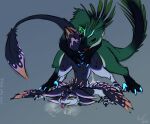 avali avian bird bodily_fluids cum feral genital_fluids genitals lizard male male/male penis reptile scalie third-party_edit thyvixie vixxie