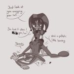 1:1 absurd_res anal anal_penetration animal_genitalia animal_penis anthro blush bodily_fluids breasts butt butt_grab caine_(tadc) censor_bar censored_text clothing dominant dominant_female drooling duo erection female female_penetrating female_penetrating_male genitals glitch_productions gloves gloves_only hand_on_butt handwear handwear_only hi_res humanoid humiliation humiliation_fetish jax_(tadc) kneeling knot knotted_penis lagomorph lagomorph_penis leporid looking_pleasured male male/female male_penetrated mammal mostly_nude motion_lines object_in_ass pegging penetration penis pomni_(tadc) profanity rabbit saliva screaming_alice sex sex_toy sex_toy_in_ass sex_toy_insertion small_breasts speech_bubble spiral spiral_eyes submissive submissive_male tail tail_motion tailwag the_amazing_digital_circus toying_partner