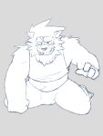  3:4 absurd_res anthro bara_top_lion_(mrjosh47) bottomwear bulge clothing cocky condom condom_in_mouth condom_wrapper crop_top felid fist grin hi_res kneeling lion male mammal mane mrjosh47 muscular muscular_anthro muscular_male narrowed_eyes pantherine pubes raised_arm reaching_out romantic sexual_barrier_device shirt smile solo topwear 