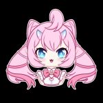 1:1 2022 bangs black_background blue_eyes blue_horn blush bow_tie bust_portrait chibidoki clothed clothed_female clothed_humanoid clothing colored digital_drawing_(artwork) digital_media_(artwork) english_description eyelashes female female_humanoid flat_chested hair hi_res horn horned_humanoid humanoid humanoid_pointy_ears isa-draws light lighting looking_at_viewer multicolored_horn no_eyebrows noseless not_furry outline pigtails pink_bow_tie pink_hair pink_horn pink_ribbon pointy_ears portrait shaded shirt short_horn simple_background small_horn smile smiling_at_viewer solo tan_body tan_skin tank_top topwear two_tone_horn vtuber white_clothing white_outline white_shirt white_tank_top white_topwear
