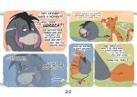 2025 absurd_res accessory anthro artist_logo artist_name asinus big_chin big_nose black_eyes black_hair black_stripes blue_body blush blush_lines bodily_fluids bow_(feature) bow_accessory bow_ribbon carrying_another carrying_partner charming clothed clothed_anthro clothing colored comic comic_panel depression dialogue digital_drawing_(artwork) digital_media_(artwork) disney donkey dot_eyes duo eeyore english_description english_text equid equine eyebrows eyes_closed felid field fingers floppy_ears frown fur glistening grass grey_body hair hair_accessory hair_bow hair_ribbon hands_touching head_down hi_res logo long_tail looking_at_another looking_at_reflection looking_at_viewer looking_away male male/male mammal markings mitten_hands multicolored_body multicolored_fur multiple_images multiple_scenes nail nodding nude nude_anthro nude_male open_mouth orange_body orange_fur pantherine partially_clothed pink_nose plant reflection ribbons road sad shaded simple_background simple_eyes sitting smile smiling_at_viewer sparkles speech_bubble striped_body striped_fur striped_markings striped_tail stripes sweat sweatdrop tail tail_markings text textured_background thin_eyebrows tiger tigger turnaround water water_reflection water_ripple watermark whiskers white_body white_fur winnie_the_pooh_(franchise) yellow_body yellow_omen