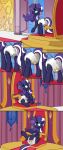 2017 absurd_res bad_end blue_eyes blush clothed clothing comic cutie_mark cutie_mark_diaper cutie_mark_print diaper diaper_masturbation digital_drawing_(artwork) digital_media_(artwork) equid equine feces female feral hand_on_diaper hasbro hi_res horn idw_publishing mammal mane masturbation my_little_pony my_little_pony_(idw) mythological_creature mythological_equine mythology nightmare_rarity_(idw) pooping purple_body purple_mane purple_tail quadruped skitterpone soiled_diaper soiling soiling_diaper solo sparkles sparkling_eyes tail touching_diaper unclean_diaper unicorn used_diaper wearing_diaper