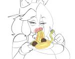 2022 anthro backwards_baseball_cap backwards_hat baseball_cap bell bell_collar big_breasts breasts bust_portrait busty_boy_(lore) cleavage clothed clothed_anthro clothed_female clothing collar cutlery derp_eyes digital_drawing_(artwork) digital_media_(artwork) eating eating_food eating_spaghetti eye_through_hair eyebrow_through_hair eyebrows eyelashes eyelashes_through_hair female food fork furgonomic_baseball_cap furgonomic_hat furgonomic_headwear furgonomics hair hat headgear headwear hi_res holding_fork holding_plate huge_breasts inner_ear_fluff jingle_bell jingle_bell_collar kitchen_utensils lagomorph leporid male_(lore) mallkin mammal meatball meme narrowed_eyes oney_plays pasta pb_(theycallhimcake) plate portrait puhskinti_day rabbit restricted_palette shitpost solo spaghetti squint theycallhimcake tomato_sauce tools topwear translucent translucent_hair tuft