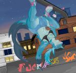 4_fingers accessory anthro band-aid bandage bare_shoulders bikini bikini_top bottomwear breasts city clothed clothed_anthro clothing eyeshadow facial_piercing feet female female_anthro fin fin_piercing fingers fish footwear furgonomics furry-specific_piercing gills glowes hair hair_accessory hair_tie hat headgear headwear herny hi_res hotpants jawlene_(herny) jewelry long_hair long_tail makeup marine multicolored_body nose_piercing nose_ring notched_fin notched_tail piercing pink_pupils public pupils ring ring_piercing scar scrunchie septum_piercing shark sharp_teeth shoes shorts skateboard skateboarding small_breasts snout solo spots swimwear tail tail_accessory tail_fin tail_jewelry tail_ring teeth thick_thighs tied_hair toothy_grin two-piece_swimsuit vehicle wearing_hat