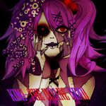  bleeding blood candy candy_addict_full_course_(vocaloid) crazy_eyes dead edit hairclip hands_on_face insane kimi open_mouth red_eyes stitches strawberry vocaloid zombie 