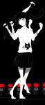  black_hair extra_arms extra_legs hair_pull monoko multiple_hands no_shoes traffic_light traffic_lights twintails yume_nikki 