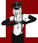  1boy cross cross_necklace crucifix death_note gloves lowres male male_focus mello nazi solo the_night_porter topless 