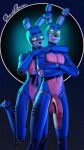  2019 3d_(artwork) animatronic anthro bonnie_(fnaf) breasts crossgender digital_media_(artwork) doctor_artemis female five_nights_at_freddy&#039;s hi_res humanoid_penis lagomorph looking_at_viewer machine male male/female mammal nipples nude penis rabbit robot selfcest smile source_filmmaker square_crossover ursid video_games 