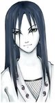  black_hair boy male male_focus marcianek naruto orochimaru pale_skin solo white_background white_skin yellow_eyes young younger 