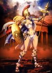  athena athene belly blonde_hair breasts genzoman greece greek_mythology suggestive 