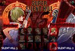  6+boys alessa_gillespie alex_shepherd blonde_hair character_select cybil_bennett douglas_cartland fighting_game harry_mason heather_mason henry_townshend hige_(yosemite) james_sunderland lead_pipe maria_(silent_hill) multiple_boys multiple_girls pyramid_head robbie short_hair silent_hill silent_hill:_homecoming silent_hill:_origins silent_hill_2 silent_hill_3 silent_hill_4 travis_grady walter_sullivan 