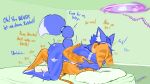 16:9 anthro anthro_on_anthro anthro_penetrated anthro_penetrating anthro_penetrating_anthro big_butt blue_body blue_fur blush bodily_fluids butt canid canine dialogue duo english_text fakeryway female female_penetrated fox fur hi_res krystal lombax male male/female male_penetrating male_penetrating_female mammal nintendo nude penetration portal ratchet ratchet_and_clank sex sony_corporation sony_interactive_entertainment star_fox sweat sweatdrop text video_games widescreen 