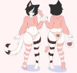  &lt;3 anthro bear_panties black_body black_fur black_hair clothing coat felid feline feline_ears footwear fur girly hair hi_res jake_the_streetracer long_socks male male/male mammal panties pink_clothing pink_coat pink_footwear pink_panties pink_sock pink_socks pink_topwear pink_underwear purple_eyes socks solo topwear underwear unknown_artist white_body white_clothing white_footwear white_fur white_sock white_socks 