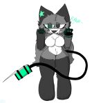 absurd_res anthro cazadora_(kekmave) cybernetics cyborg felid feline female hi_res kekmave machine mammal rawr solo technology transhumanism