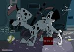  101_dalmatian_street 101_dalmatians anal anatomically_correct anatomically_correct_genitalia anatomically_correct_penis animal_genitalia animal_penis anus balls black_ears black_nose black_spots brother_(lore) brothers_(lore) canid canine canine_genitalia canine_penis canis dalmatian dawkins_(101_dalmatians) dialogue disney domestic_dog duo dylan_(101_dalmatians) erection feral floppy_ears foxretro freckled_face freckles fur genitals heterochromatic_ears hi_res incest_(lore) inside knot male male/male male_focus male_penetrated mammal oral penetration penis pink_inner_ear rimming sex sibling_(lore) spots toolbox white_body white_fur white_spots 