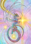  absurd_res deity dragon dragonlovers eastern_dragon female feral galaxy glitter hi_res lung magic multicolored_body multicolored_scales mythological_creature mythological_scalie mythology natoli organs rainbow_body rainbow_scales rykaran_(character) scales scalie solo traditional_media_(artwork) 