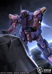  amasaki_yusuke color_variation commentary_request company_name copyright_name copyright_notice earth_(planet) glowing glowing_eye gundam gundam_card_game gundam_hathaway's_flash in_orbit mecha mecha_focus messer_(mobile_suit) messer_emerelda_zubin_custom mobile_suit no_humans official_art one-eyed open_hands planet promotional_art robot scene_reference science_fiction solo space space_capsule star_(sky) sunrise_(company) yellow_eyes 