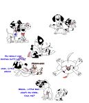  101_dalmatian_street 101_dalmatians 2_missing_limbs absurd_res amputee anal anal_penetration black_body black_ears black_fur black_nose black_spots blue_collar bodily_fluids canid canine canis collar cum cum_inside d.j._(101_dalmatians) da_vinci_(101_dalmatians) dalmatian dawkins_(101_dalmatians) deepak_(101_dalmatians) delgado_(101_dalmatians) diesel_(101_dalmatians) dio_(biowolf12) dirty disability disney domestic_dog double_amputee dylan_(101_dalmatians) english_text female feral foxretro freckled_face freckles fur genital_fluids genitals hi_res kissing leg_markings licking male male/female male/male mammal markings oral penetration penile penis penis_lick profanity red_collar sex sniffing socks_(marking) spots text tongue white_body white_fur white_spots 
