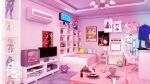  3d air_conditioner bed bed_sheet bedroom book bookshelf bulbasaur coca-cola commentary dragon_ball english_commentary eva_01 game_boy_advance game_boy_advance_sp game_console gamecube gengar godzilla godzilla_(series) handheld_game_console hatsune_miku highres kusakabe_mei love_live! love_live!_school_idol_project mario mario_(series) mei_(overwatch) minami_kotori neon_genesis_evangelion nintendo_switch nishikino_maki no_humans omorphia one_piece overwatch pikachu pillow pokemon reaper_(overwatch) sega snowball_(overwatch) son_goku sonic_(series) sonic_the_hedgehog squirtle tonari_no_totoro tony_tony_chopper totoro vocaloid 