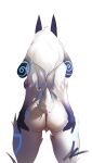  absurd_res anthro anus bovid butt caprine female fur genitals hi_res kindred_(lol) league_of_legends lune_cat mammal presenting presenting_hindquarters pussy riot_games sheep short_tail solo video_games white_body white_fur 