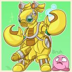  absurd_res anthro balls bedroom_eyes big_balls big_penis duo genitals heavy_lobster hi_res humanoid hydraulics kirby kirby_(series) machine male male/male narrowed_eyes nintendo penis pknicky robot robot_humanoid seductive shocked slightly_chubby thick_thighs video_games 