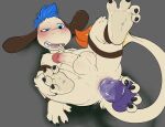  anal anal_masturbation anal_penetration balls benji_(artist) blue_hair generation_2_pokemon genitals hair hi_res humanoid_genitalia humanoid_penis lazysmeargle_(character) male masturbation nintendo penetration penis pokemon pokemon_(species) sex_toy smeargle solo video_games 