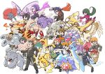  6+boys 6+girls adjusting_eyewear agatha_(pokemon) ahoge alakazam aqua_eyes arcanine arm_up bald belt black_cape black_dress black_eyes black_hair black_jacket black_pants black_shirt black_shoes black_suit blaine_(pokemon) blonde_hair blue-framed_eyewear blue_oak boots breast_pocket breath_weapon breathing_fire brock_(pokemon) brown_belt brown_hair brown_pants bruno_(pokemon) camouflage camouflage_pants cape claws clenched_hand clenched_hands closed_eyes closed_mouth collared_shirt commentary_request dog_tags dragonite dress electricity erika_(pokemon) everyone extra_arms eyelashes facial_hair fangs fire gengar giovanni_(pokemon) gloves green_hair green_tank_top grey_jacket grin hairband hand_on_own_hip hat holding holding_spoon holding_unworn_clothes holding_unworn_hat jacket janine_(pokemon) japanese_clothes kimono koga_(pokemon) lance_(pokemon) lorelei_(pokemon) lt._surge machamp mature_male midriff misty_(pokemon) multiple_boys multiple_girls muscular muscular_male mustache ninja old old_woman one_eye_closed onix open_clothes open_jacket open_mouth orange_hair outstretched_arm pants pidgeot pink_boots pink_eyes pink_scarf pocket poke_ball poke_ball_(basic) pokemon pokemon:_let's_go_pikachu!_and_let's_go_eevee! pokemon_(creature) pokemon_firered_and_leafgreen pokemon_heartgold_and_soulsilver pokemon_red/green/blue/yellow ponytail print_kimono purple_eyes purple_hair purple_jacket raichu red_eyes red_hair red_hairband red_scarf red_shirt rhydon sabrina_(pokemon) scarf shirt shoes short_hair short_sleeves side_ponytail simple_background sleeveless smile spiked_hair spoon standing starmie suit suit_jacket sunglasses tank_top team_rocket team_rocket_uniform teeth telekinesis thanks_0u0 thick_eyebrows tongue tongue_out topless_mall unworn_hat unworn_headwear venomoth vest vileplume weezing white_background white_gloves white_hat white_shirt white_vest 