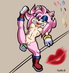  amy_rose anal anal_masturbation anal_penetration buttplug eulipotyphlan female hedgehog hi_res kiss_mark lipstick makeup mammal masturbation penetration plug_(sex_toy) roughlove69 running_makeup sega sex_toy sonic_the_hedgehog_(series) toony 