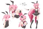  1girl absurdres animal_ear_hairband animal_ears black_boots black_skirt black_vest black_wrist_cuffs boots bow bowtie breasts cape card character_name cleavage closed_mouth cropped_arm cropped_torso facing_ahead fake_animal_ears fang fold-over_boots frilled_skirt frills from_above from_side full_body hair_between_eyes hair_intakes hairband high_heel_boots high_heels highres holding holding_card long_hair looking_ahead looking_at_viewer medium_breasts miton-chan_(miton_(turuyasann)) miton_(turuyasann) multiple_views open_mouth original outstretched_arm pink_hair rabbit_ear_hairband rabbit_ears red_bow red_bowtie red_cape red_eyes simple_background skin_fang skirt standing straight-on thigh_boots thighs traditional_bowtie translation_request two_side_up upper_body very_long_hair vest wavy_mouth white_background wrist_cuffs 
