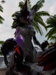 3:4 3d_(artwork) absurd_res anthro areola aunt_(lore) aunt_and_nephew_(lore) big_breasts black_areola black_body black_fur black_nipples blender_(artwork) blush breasts butt canid canid_demon canine claws clothing colored_nails cowgirl_position demon detailed_background digital_media_(artwork) dominant dominant_female duo eyelashes eyeliner eyeshadow female freckled_arms freckled_breasts freckled_butt freckled_chest freckled_face freckled_legs freckled_shoulders freckles from_front_position fur genitals hand_holding hand_on_hip hand_on_vulva heart_(marking) hellhound heterochromia hi_res highlights_(coloring) hound_(hound_helldan) hound_helldan hybrid incest_(lore) makeup male male/female mammal markings mythological_canine mythological_creature mythology nails natural_breasts nephew_(lore) nipples novabeast on_bottom on_top partially_inside paw_markings penis purple_claws purple_eyeliner purple_eyes purple_eyeshadow purple_highlights purple_makeup purple_markings red_body red_claws red_eyeliner red_eyes red_fur red_highlights red_nails seductive sex sibling_(lore) spread_vulva spreading stella_(hound_helldan) swimming_pool swimwear tail vulva watermark wet wet_body white_areola white_body white_fur white_nipples widescreen