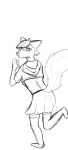  absurd_res anthro boceto canid canine fox furro furry girly hi_res male mammal sketch solo suro suroowo zorra zorro 