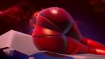 anthro asian big_butt bodysuit butt butt_focus clothing crimsoncolored curvy_figure ears_up epic_games felid feline female fortnite fortnite:_battle_royale hair hi_res hourglass_figure human humanoid lying lying_on_ground lynx lynx_(fortnite) mammal nebula on_ground on_side ponytail red_background red_body red_clothing red_suit rock simple_background skinsuit solo suit tight_clothing watermark wedgie x.nite