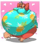  &lt;3 2021 animal_crossing anthro audie_(animal_crossing) barefoot belly big_belly breasts canid canine canis claws clothed clothing dress eyewear eyewear_on_head fangs feet female fur hands_behind_head hectorthewolf hi_res hyper hyper_belly looking_at_viewer mammal morbidly_obese morbidly_obese_anthro morbidly_obese_female navel nintendo obese obese_anthro obese_female open_mouth overweight overweight_anthro overweight_female smile smiling_at_viewer solo sunglasses sunglasses_on_head teeth toe_claws tongue video_games wide_eyed wolf 