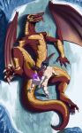  anal anal_penetration anthro atisse_emphatyr_ragnar_aka aura dragon duo friends hi_res human kaleostr male male/male mammal muscular penetration ryu_han-bin size_difference survival_story_of_a_sword_king_in_a_fantasy_world 