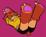  ambiguous_gender animal_humanoid anthro arm_tuft bear black_bottomwear black_clothing black_eyelids black_shorts bottomwear brown_body brown_fur brown_hair brown_tail charlie_(serafphim) claw_fingers clenched_teeth clothing coat colored eyes_closed feet foot_focus foreshortening fur hair hand_above_head hand_behind_head head_tuft hi_res hotpants humanoid leg_tuft legs_up lying mammal mammal_humanoid on_back partial_fur partially_furred pawpads purple_pawpads raincoat raised_arm raised_foot round_ears serafphim sharp_teeth shirt short_hair short_tail shorts simple_background sketch solo stretching sweater tail tan_body tan_skin teeth teeth_showing tired topwear tuft turtleneck ursid_humanoid yellow_clothing yellow_shirt yellow_topwear 