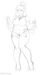 animal_crossing anime_style anthro balls big_breasts bodily_fluids bottomwear breasts chastity_cage chastity_device clothed clothing clothing_lift embarrassed embarrassed_expression feet genitals gynomorph hair hair_bun half_clothed half_naked hi_res humanoid humiliation intersex isabelle_(animal_crossing) legwear lingerie monochrome nervous nervous_sweat nintendo overweight penis penis_humiliation razorhangar secretary secretly_loves_it sketch skimpy skirt skirt_lift small_balls small_penis small_penis_humiliation solo stockings submissive submissive_anthro submissive_gynomorph submissive_intersex sweat thigh_highs toeless_legwear toes topwear uniform