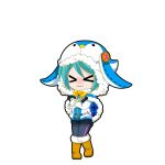  >_< 1girl animal_hood aqua_hair black_mittens black_outline black_pantyhose black_shorts blue_capelet blush boots capelet chibi chibi_only closed_mouth cold full_body fur-trimmed_boots fur-trimmed_capelet fur-trimmed_sleeves fur_trim game_asset hatsune_miku hatsune_miku_graphy_collection hood hood_up hooded_capelet jacket long_sleeves looking_at_viewer mittens nose_blush outline pantyhose penguin_hood raised_inner_eyebrows self_hug short_shorts shorts solo standing transparent_background vocaloid wavy_mouth white_jacket yellow_boots 