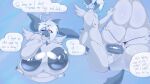  2026 absol absurd_res ahoge anthro balls belly big_belly big_breasts big_butt big_penis blue_background blue_blush blue_lips blue_nipples blue_penis blush bodily_fluids breast_squish breasts breath butt chest_fur clitoral_hood clitoris clothed clothing clothing_aside dialogue digit_ring duo english_text eyebrows female fur generation_3_pokemon generation_6_pokemon genital_fluids genitals hair hair_over_eye heart_symbol hi_res horn huge_breasts incest_(lore) jewelry leg_grab lips long_hair male male/female maliqeth_apocrypha markings mega_absol mega_evolution mother_(lore) mother_and_child_(lore) mother_and_son_(lore) nintendo nipples oblivious overweight overweight_female panties panties_aside panting parent_(lore) parent_and_child_(lore) parent_and_son_(lore) penetration penis pokemon pokemon_(species) red_eyes ring roux_apocrypha sex shush simple_background son_(lore) son_penetrating_mother squish star_(marking) stealth_sex sweat text thick_eyebrows thick_lips thick_thighs thong topless underwear underwear_aside vaginal vaginal_fluids vaginal_penetration venuscava wedding_ring white_balls white_body white_fur white_hair wide_hips wings 