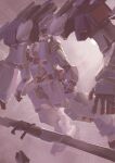  advance_of_zeta beam_rifle commentary_request energy_gun extra_arms gundam gundam_tr-1_hazel gundam_tr-1_hazel_owsla highres mecha mecha_focus mobile_suit molai no_humans realistic robot science_fiction space titans_(gundam) v-fin weapon zero_gravity 