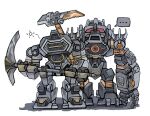  ... 2boys amalgamous_prime commentary_request extra_arms heron_011 highres holding holding_scythe joints looking_at_viewer mechanical_arms mechanical_legs multiple_boys one-eyed robot_joints scythe transformers transformers:_prime transformers_one 