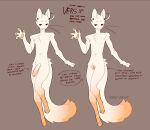 2025 andromorph anthro balls bedroom_eyes big_tail chest_tuft clitoral_hood clitoris digital_drawing_(artwork) digital_media_(artwork) dipstick_tail ear_piercing feet felid flat_colors foreskin fur genitals gesture hi_res humanoid_genitalia humanoid_penis intersex looking_at_viewer male mammal markings model_sheet narrowed_eyes navel nerunaur nude orange_feet orange_pawpads orange_penis orange_tail_tip orange_vulva pawpads penis piercing seductive signature simple_background slim smile solo tail tail_markings text tuft unretracted_foreskin vanille_(noirzvault) vulva waving waving_at_viewer white_body white_fur yellow_eyes