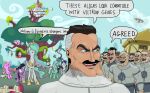 2026 absurd_res adolf_hitler anthro balding canine_teeth ciborgen conquest_(invincible) crossover deadlock_(game) dialogue double_chin dr._eggman elderly elderly_male english_text equestria equid equine facial_hair female feral friendship_is_magic greying_hair group hasbro hatching_(art) hi_res horse human humor image_comics invincible_(image_comics) kregg_(invincible) lash_(deadlock) lyra_heartstrings_(mlp) male mammal meme muscular muscular_male mustache my_little_pony nolan_grayson pony princess_celestia_(mlp) rarity_(mlp) saxton_hale scared sega shaded shitpost shocked sonic_the_hedgehog_(series) speech_bubble team_fortress_2 text thragg_(invincible) twilight_sparkle_(mlp) valve vidor_(invincible) viltrumite viltrumite_uniform white_devils_"agreed"