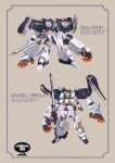  advance_of_zeta beam_cannon beam_rifle character_name colored_lineart commentary_request energy_gun extra_arms finger_cannon gundam gundam_tr-1_hazel gundam_tr-1_hazel_owsla kenki_fujioka lineart mecha mecha_focus mobile_armor mobile_suit no_humans official_art promotional_art robot science_fiction shield thrusters titans_(gundam) titans_test_team_(gundam) v-fin weapon 