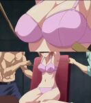  1girl 3boys animated animated_gif armpits arms_up backscratcher bdsm belly bikini blindfold blonde_hair bondage bouncing_breasts bound bra breasts chair choppy_bangs covered_nipples large_breasts looping_animation midriff molestation multiple_boys navel nipple_stimulation panties pink_bikini pink_bra pink_panties restrained seikon_no_qwaser short_hair source_request stomach swimsuit teasing teresa_beria thick_thighs thighs tickle_torture tickling tickling_armpits tickling_breasts underwear underwear_only uno_makoto 