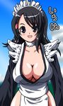  1girl blush breasts cleavage iroha iroha_(samurai_spirits) kihaiu samurai_spirits smile 