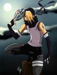  anbu androgynous blonde_hair crossover female kmille5515 mask naruto sheik the_legend_of_zelda 