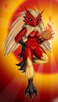  blaziken cleavage fire furry mn_xenx pokemon pokemon_furry 