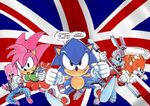  amy_rose miles_prower sonic sonic_the_hedgehog tagme union_jack 
