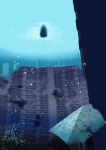  absurdres air_bubble blue_archive bubble building commentary_request drawing_(object) ein_(blue_archive) hentaisinsidt highres malkuth_(blue_archive) no_humans ohr_(blue_archive) paper ruins ship simple_fish sof_(blue_archive) underwater watercraft 
